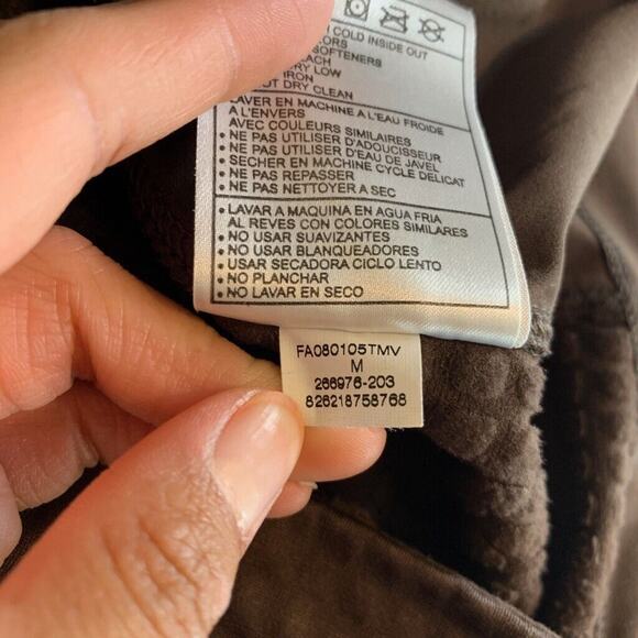 Nike Golf Vest Women M Medium Coffee Fit Dry Zip Up Mock Neck Waffle Knit Jacket - Picture 11 of 13